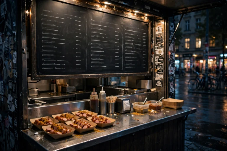 Bergmann Menü – Currywurst in Berlin-Kreuzberg