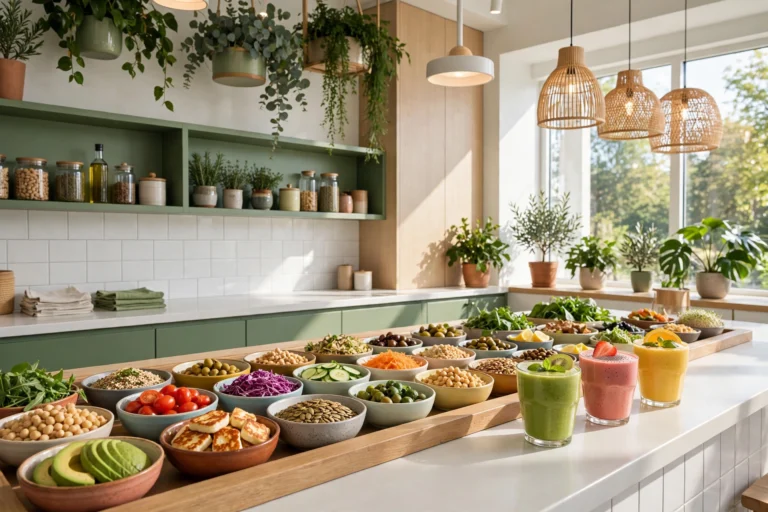 Dean & David Speisekarte – frische Salate und Bowls