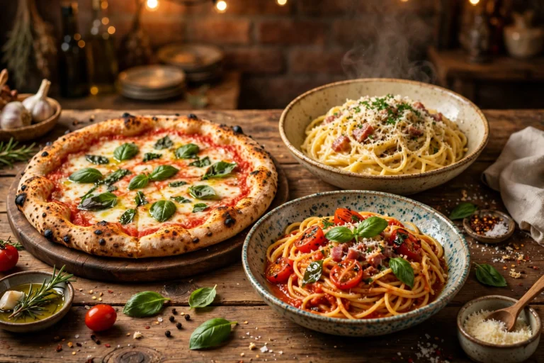 Don Camillo Speisekarte – Pizza und Pasta