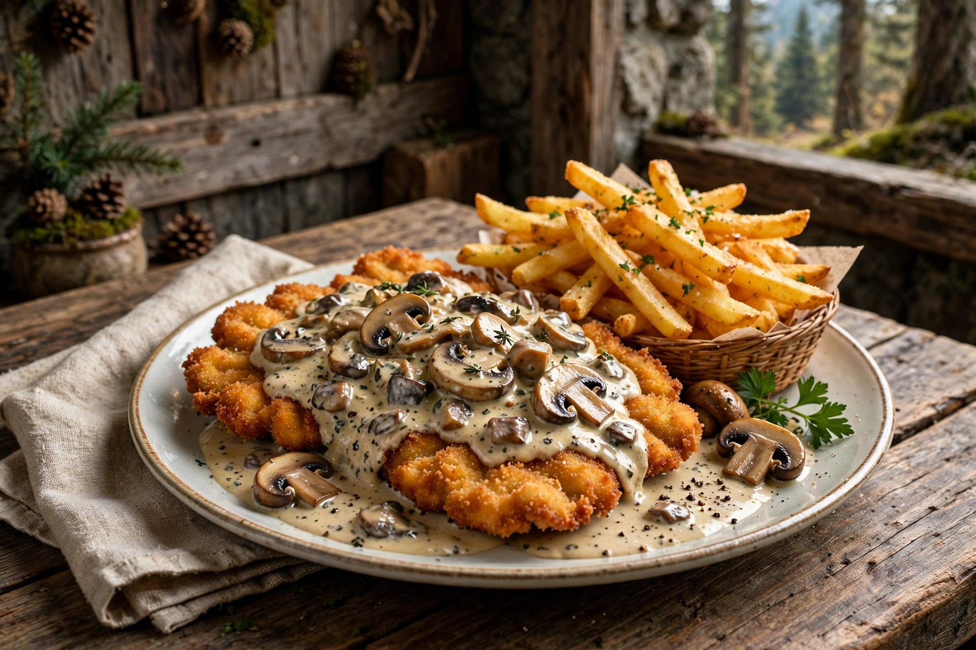 Forsthaus Schnitzel Schnitzel im Forsthaus