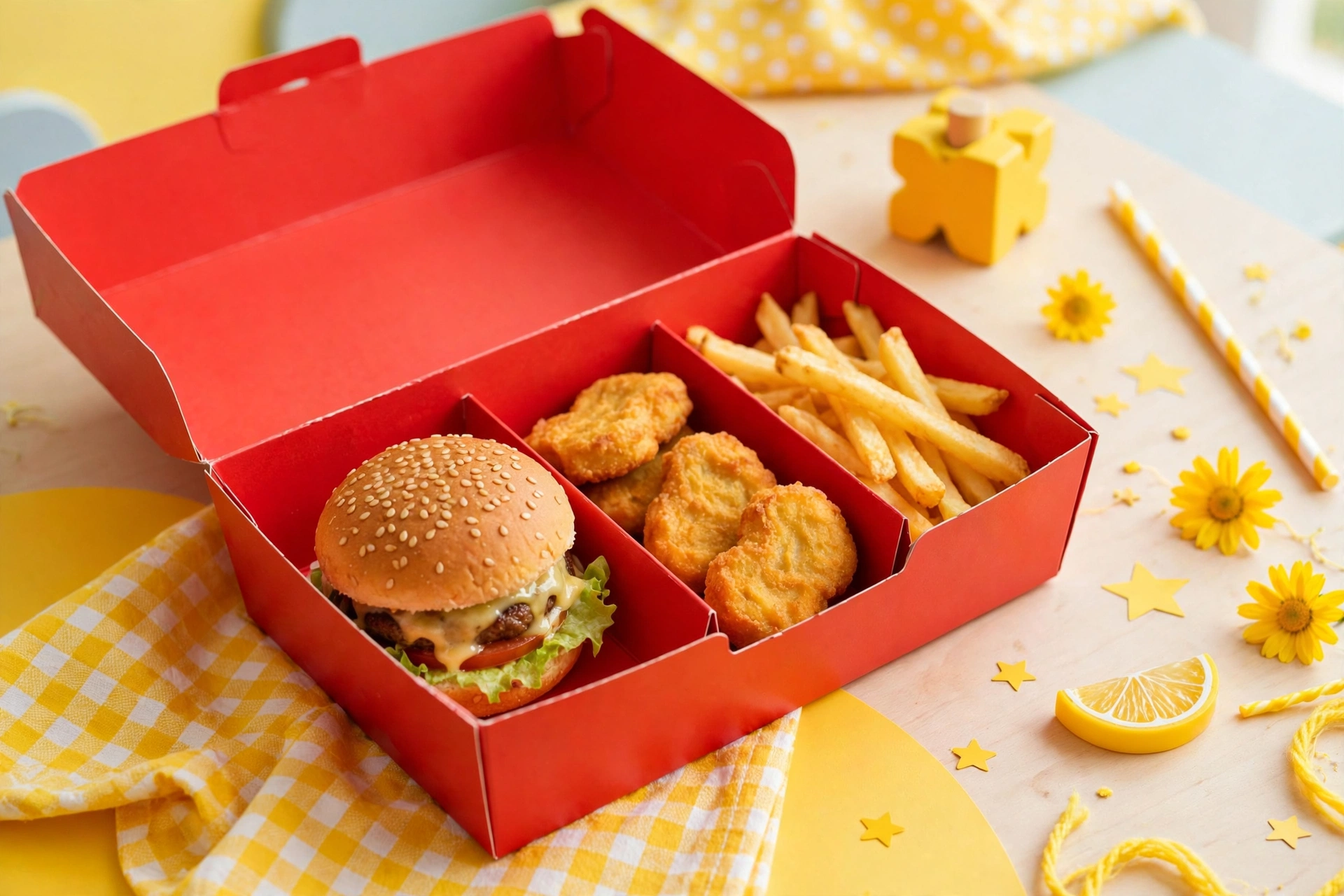 Happy Meal Varianten Happy Meal Varianten – Hamburger, Nuggets und Cheeseburger