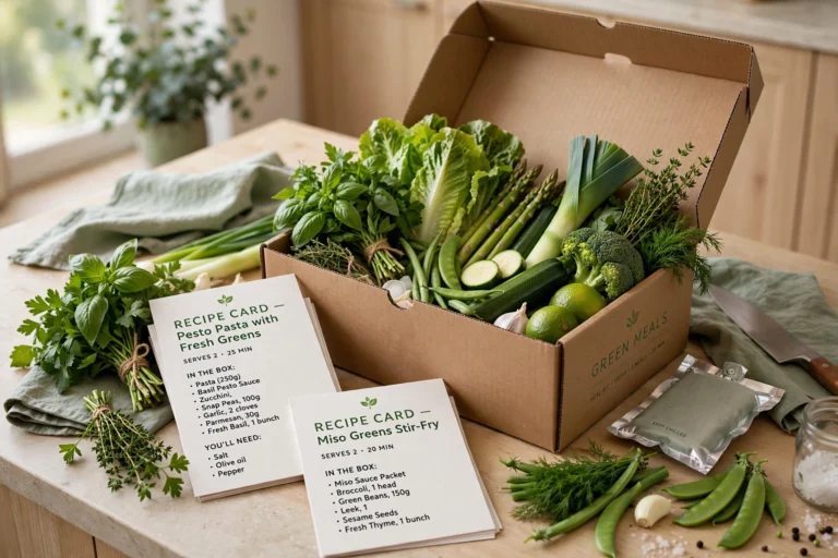 HelloFresh Kochbox mit frischen Zutaten