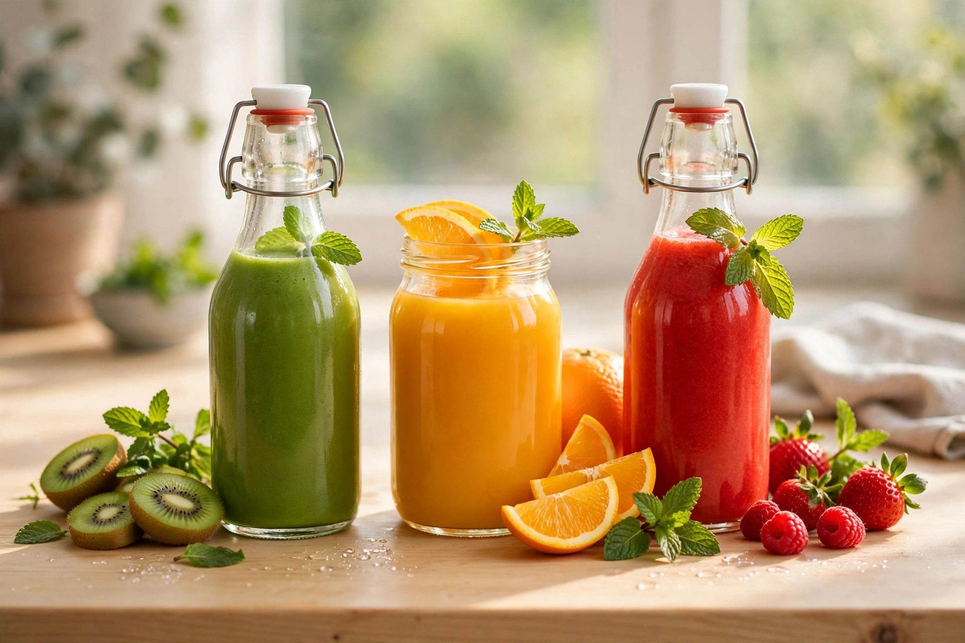 Immergrün Smoothies Frisch gepresste Säfte und Smoothies bei Immergrün