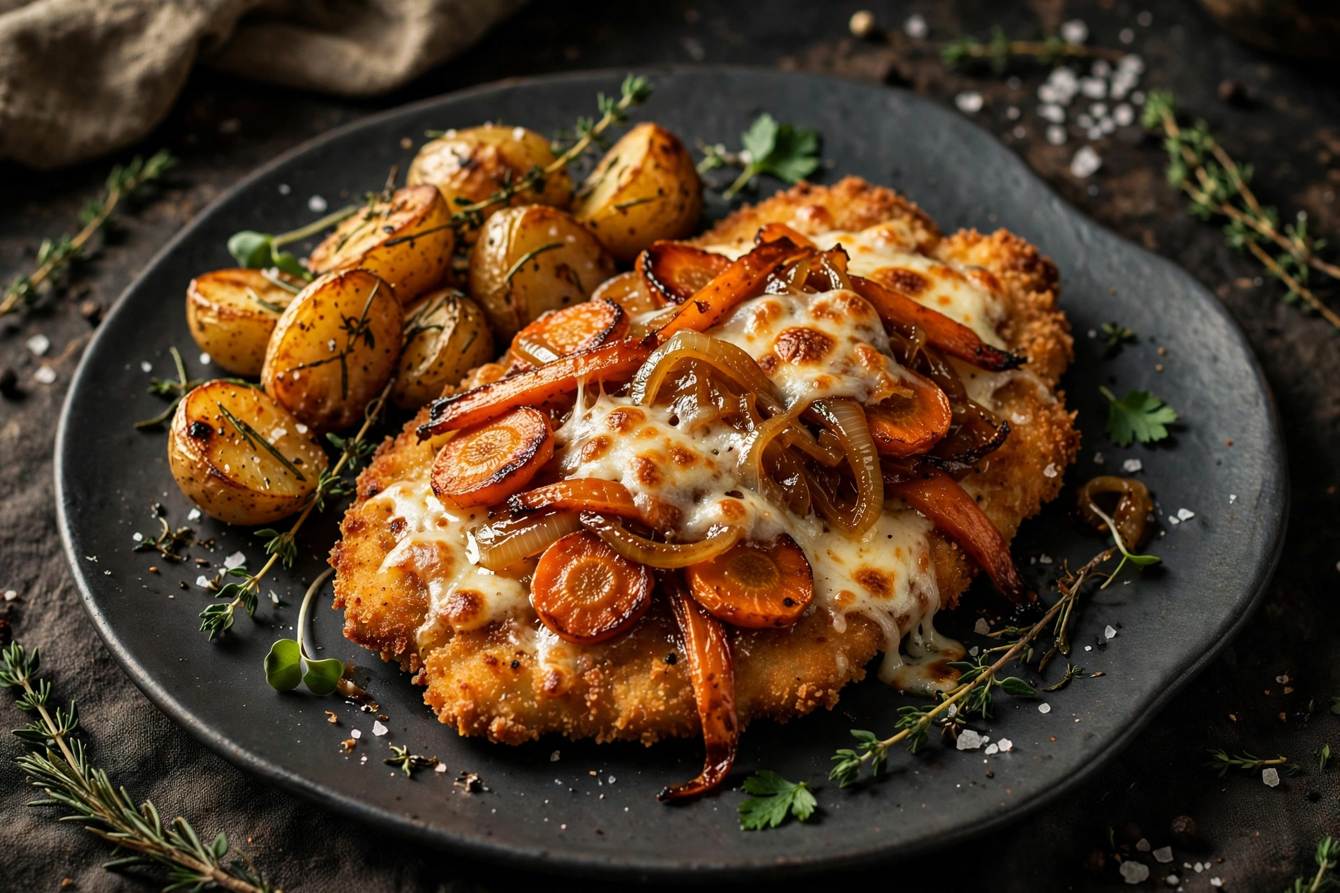 Schnitzel Kastanienhof in Unterschweinbach