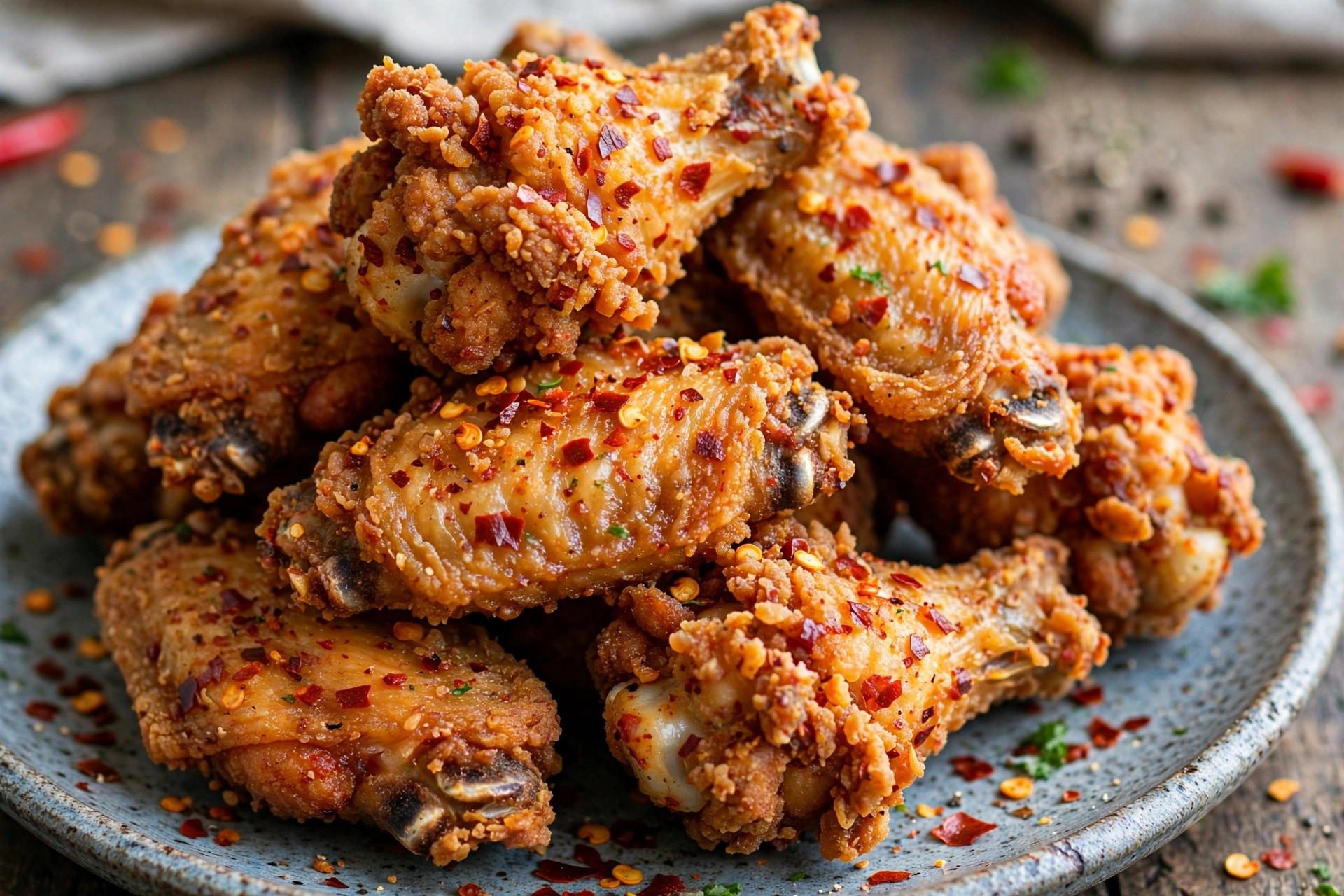 KFC Hot Wings KFC Hot Wings – würzig panierte Hähnchenflügel