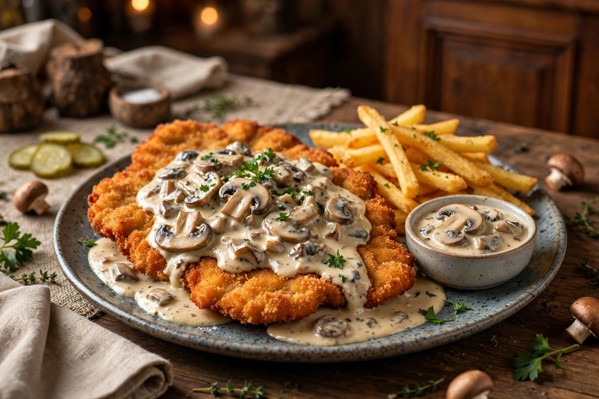 Klosterhof Schnitzel Schnitzel im Klosterhof