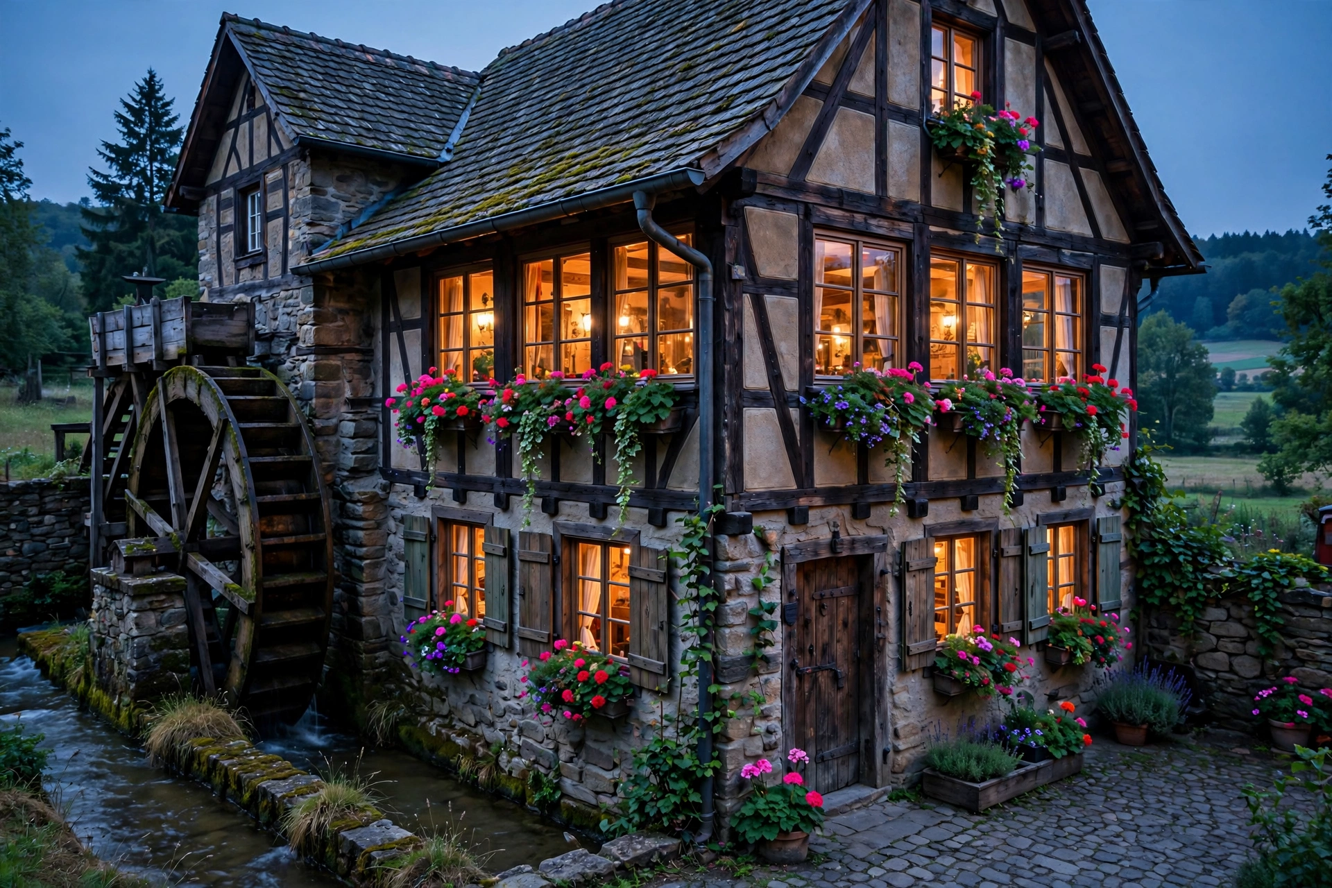 Kneispermühle Gaststube Gemütliche Gaststube eines Landgasthofs