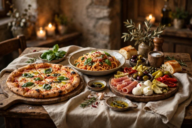La Piazza Speisekarte – Pizza und Pasta