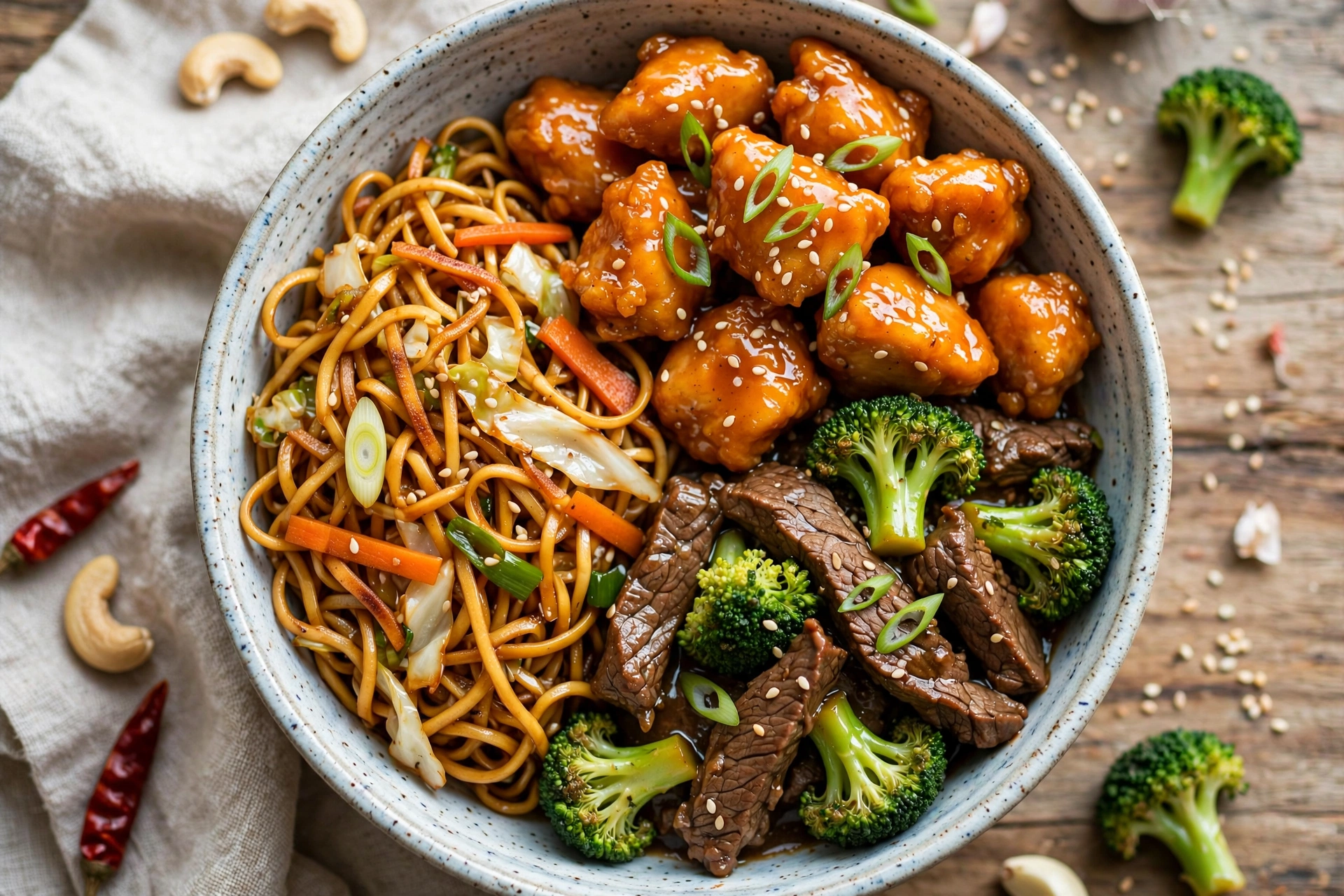 Panda Express Bowl Panda Express Bowl mit Chow Mein
