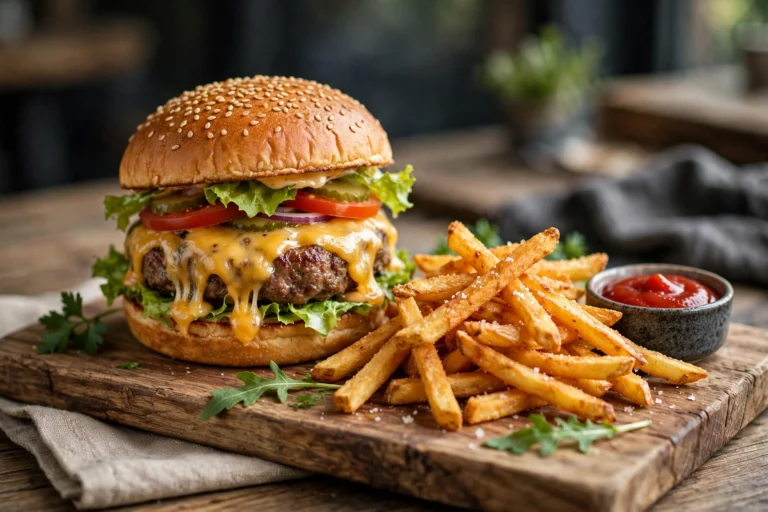 Peter Pane Burger – saftiger Beef Burger im Brioche Bun