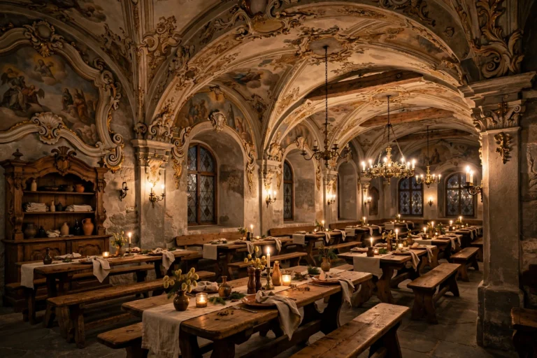 Klostergasthof Raitenhaslach – historischer Speisesaal
