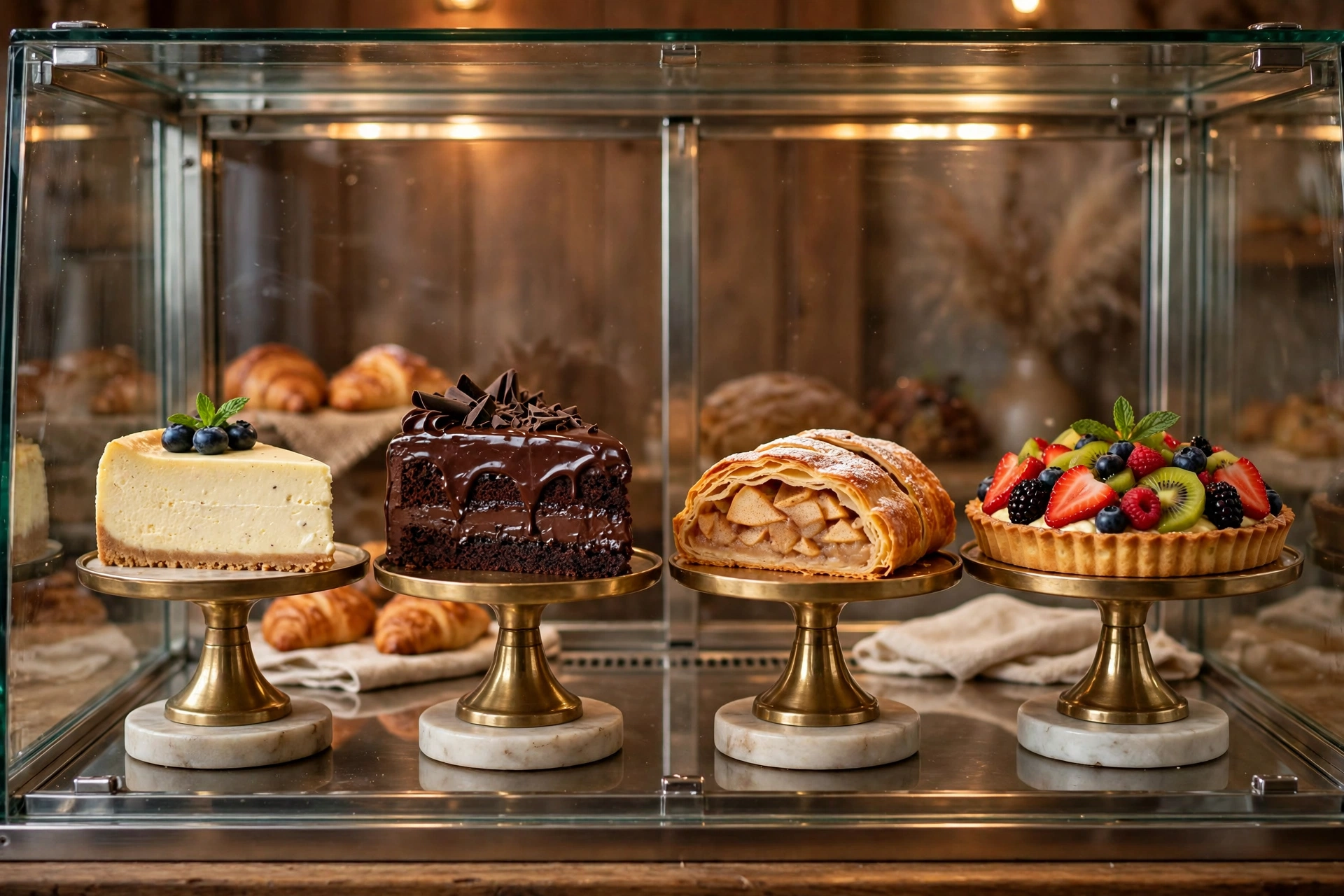 Seiffert Kuchen Kuchen und Torten in der Kuchentheke von Café Siefert