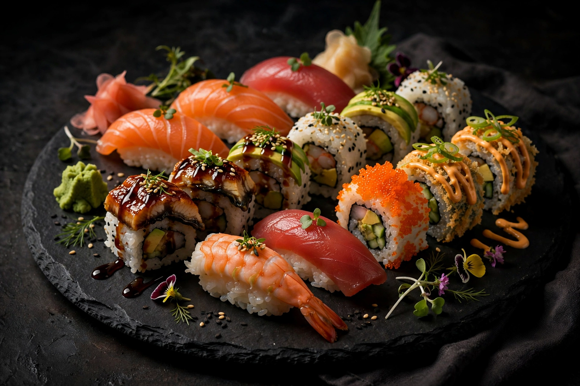 Sushi Überland Braunschweig Sushi-Platte im Überland