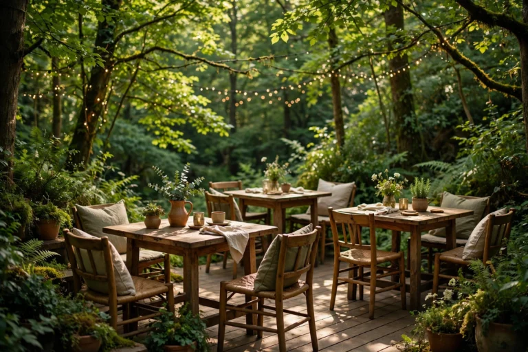 Waldcafé – gemütliche Terrasse im Grünen