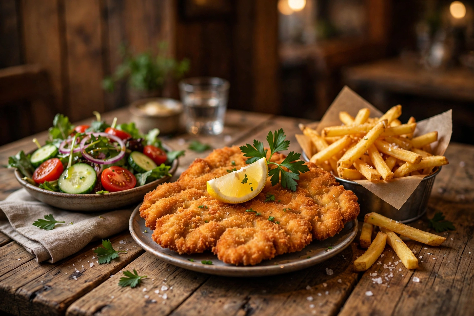 Wiener Schnitzel im Waldhotel