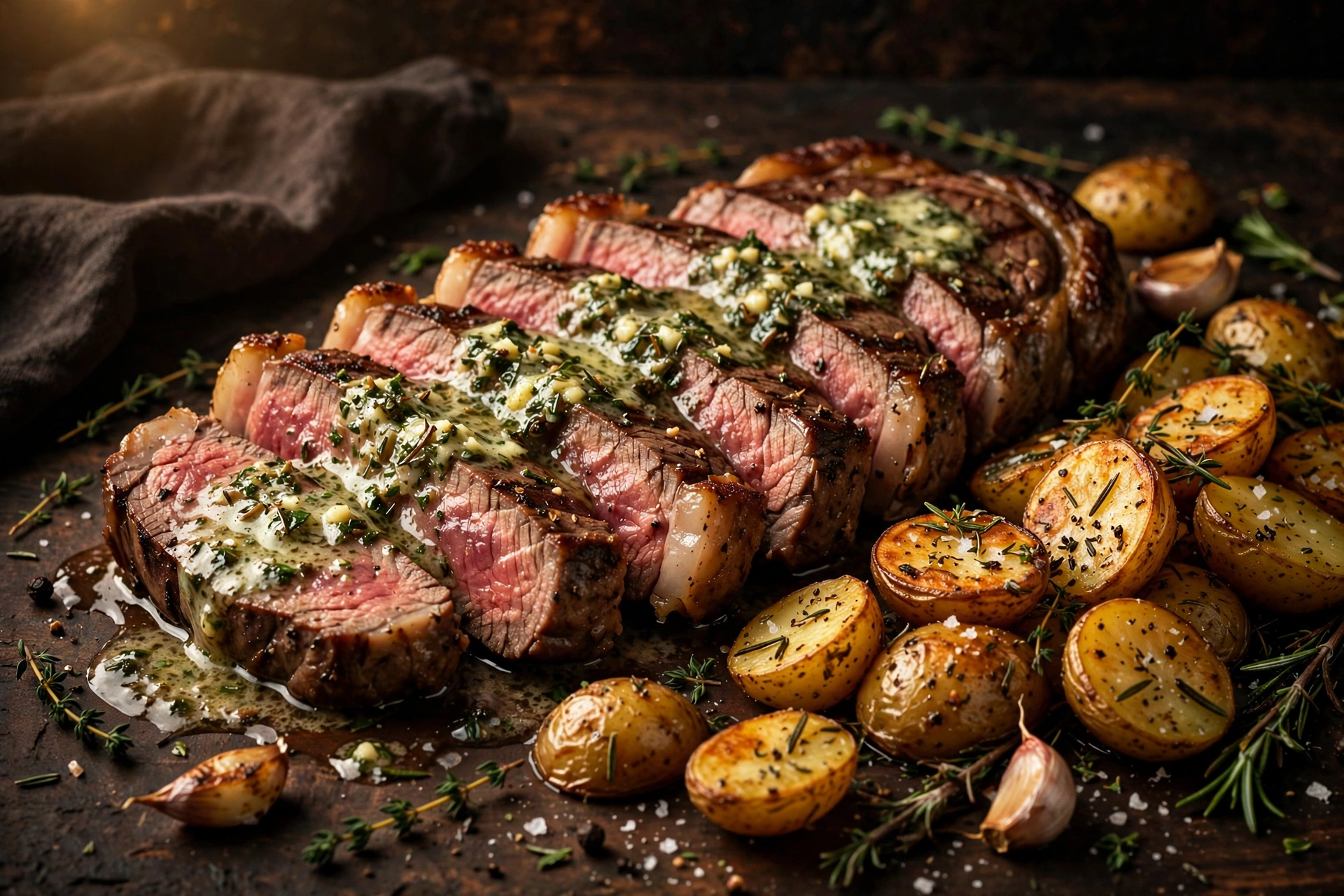 Steak im Waldhotel
