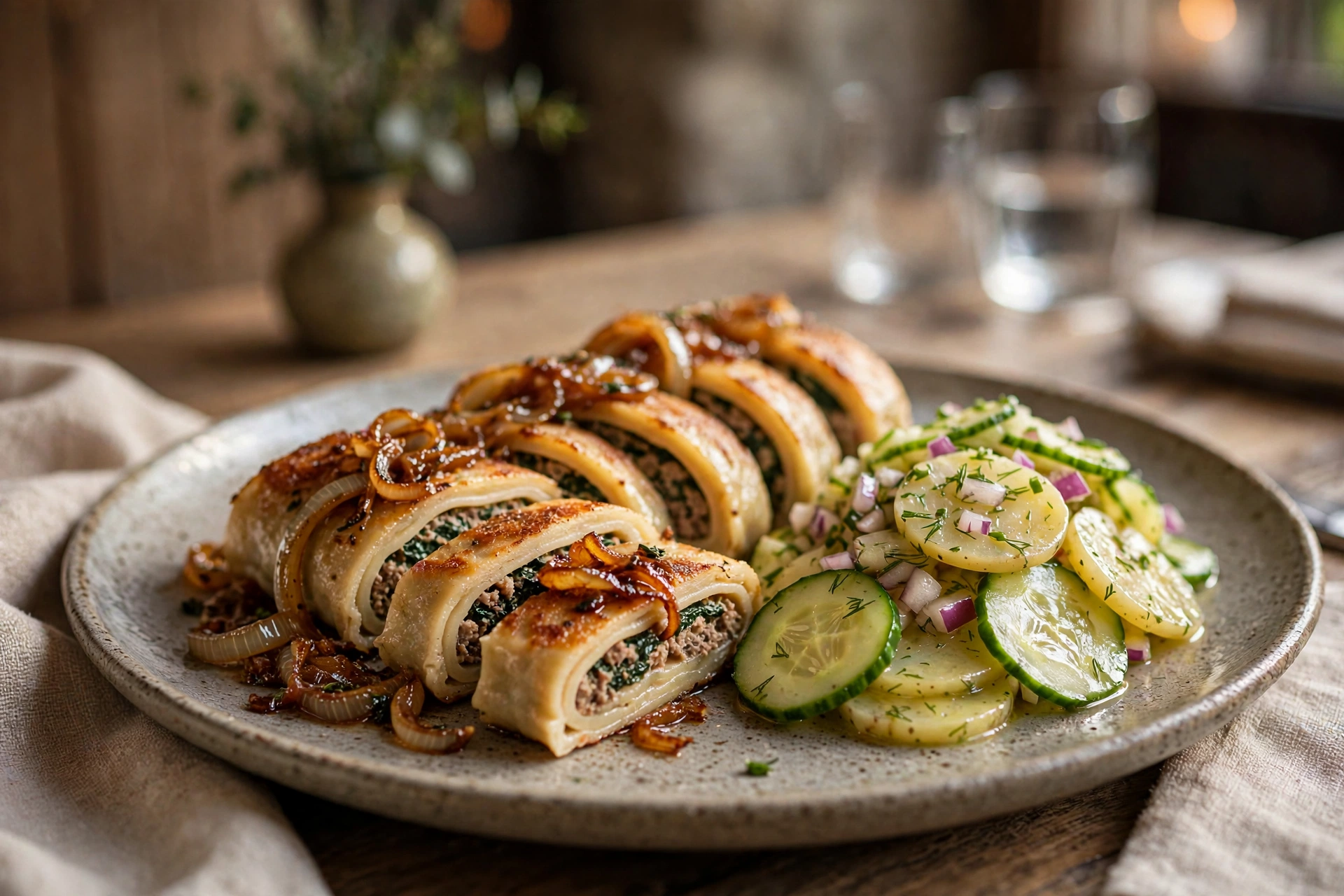 Winzerhof Maultaschen Schwäbische Maultaschen mit Zwiebelschmelze