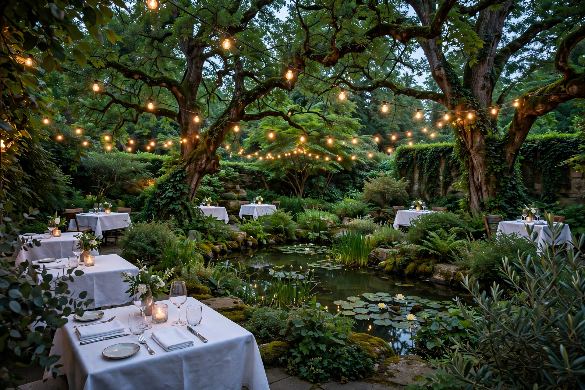 Garten Zum Hackstück Sommergarten des Restaurants